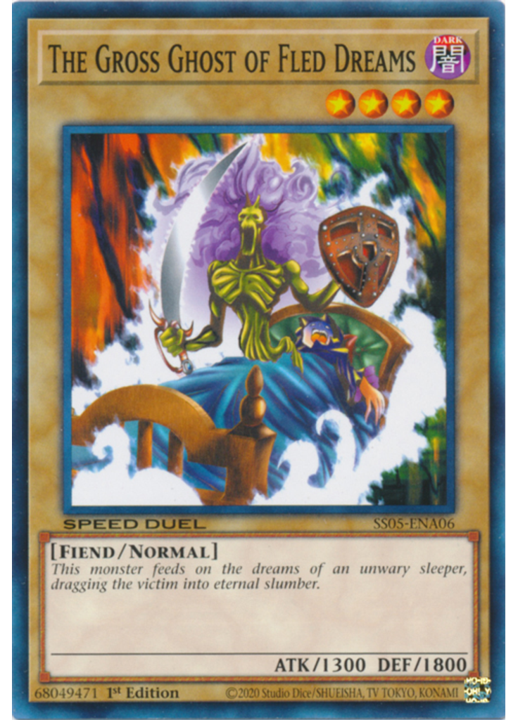 The Gross Ghost of Fled Dreams