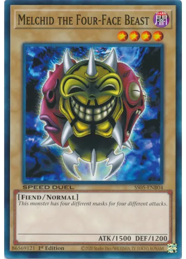 Melchid the Four-Face Beast — Speed Duel Starter Decks: Twisted Nightmares