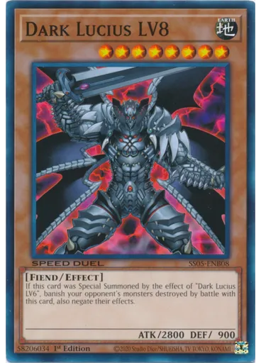 Dark Lucius LV8 — Speed Duel Starter Decks: Twisted Nightmares