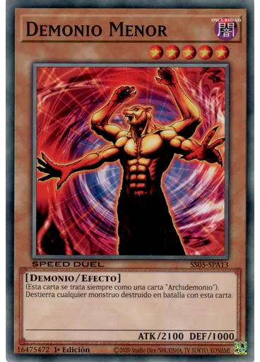 Demonio Menor — Speed Duel Barajas de Principiante: Pesadillas Retorcidas