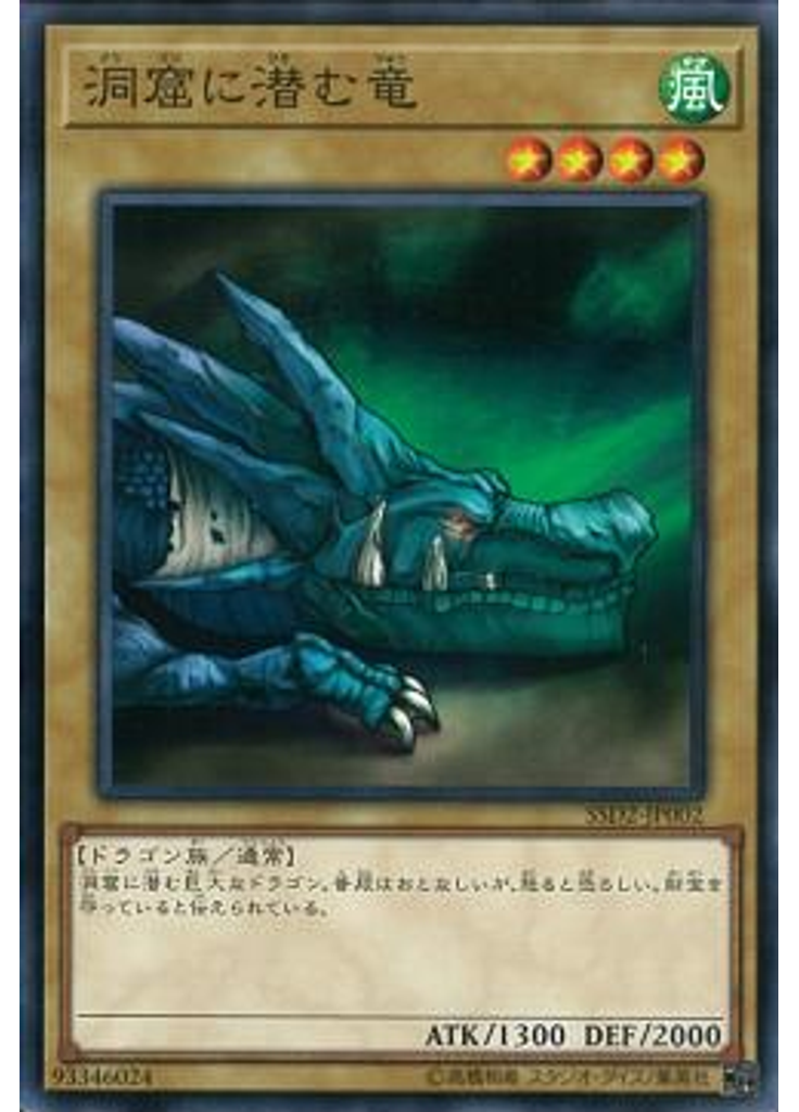 洞窟に潜む竜