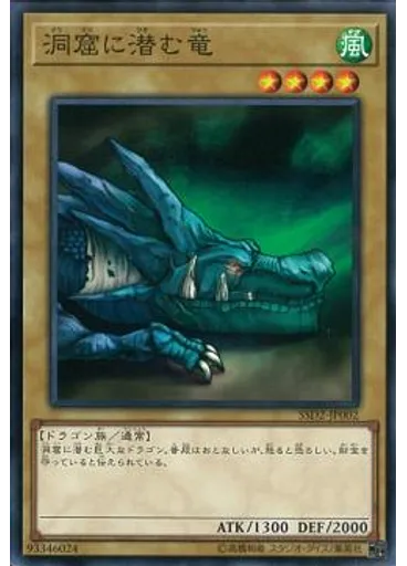 洞窟に潜む竜