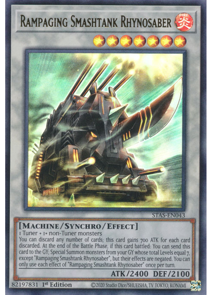 Rampaging Smashtank Rhynosaber