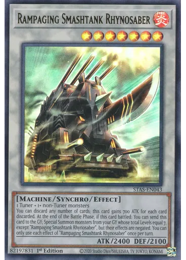 Rampaging Smashtank Rhynosaber
