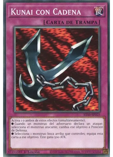 Kunai con Cadena