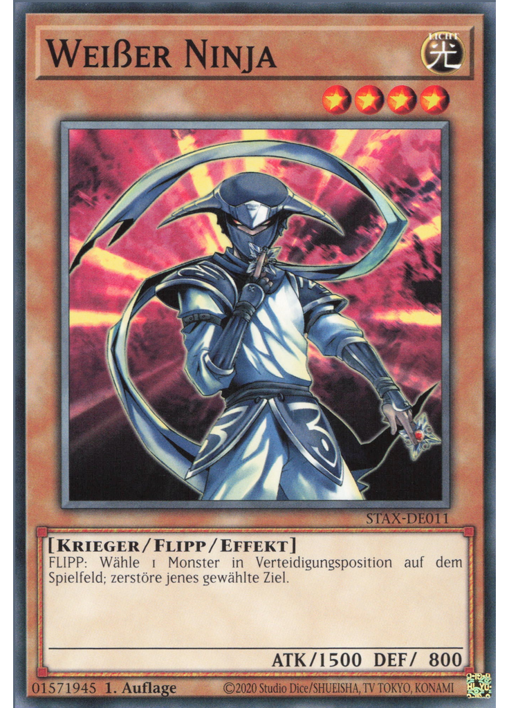Weißer Ninja