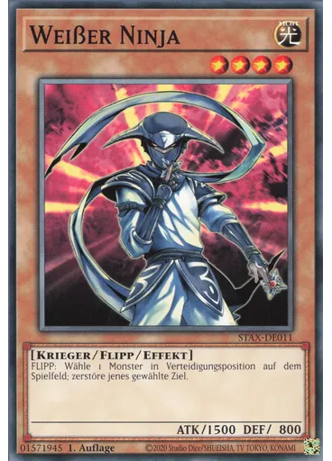 Weißer Ninja