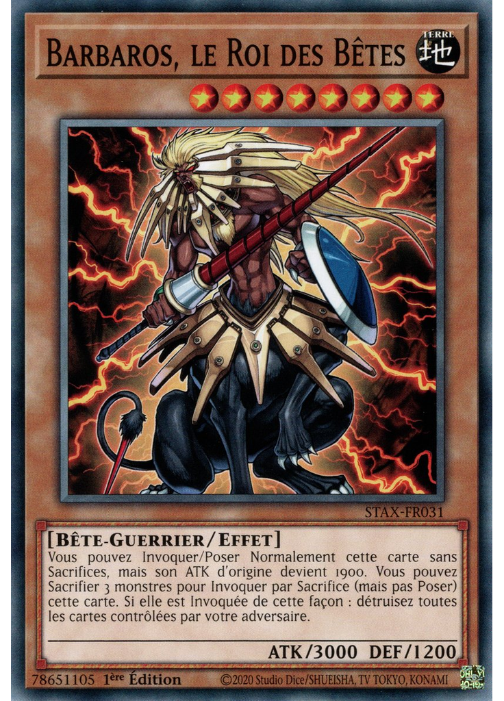 Barbaros, le Roi des Bêtes