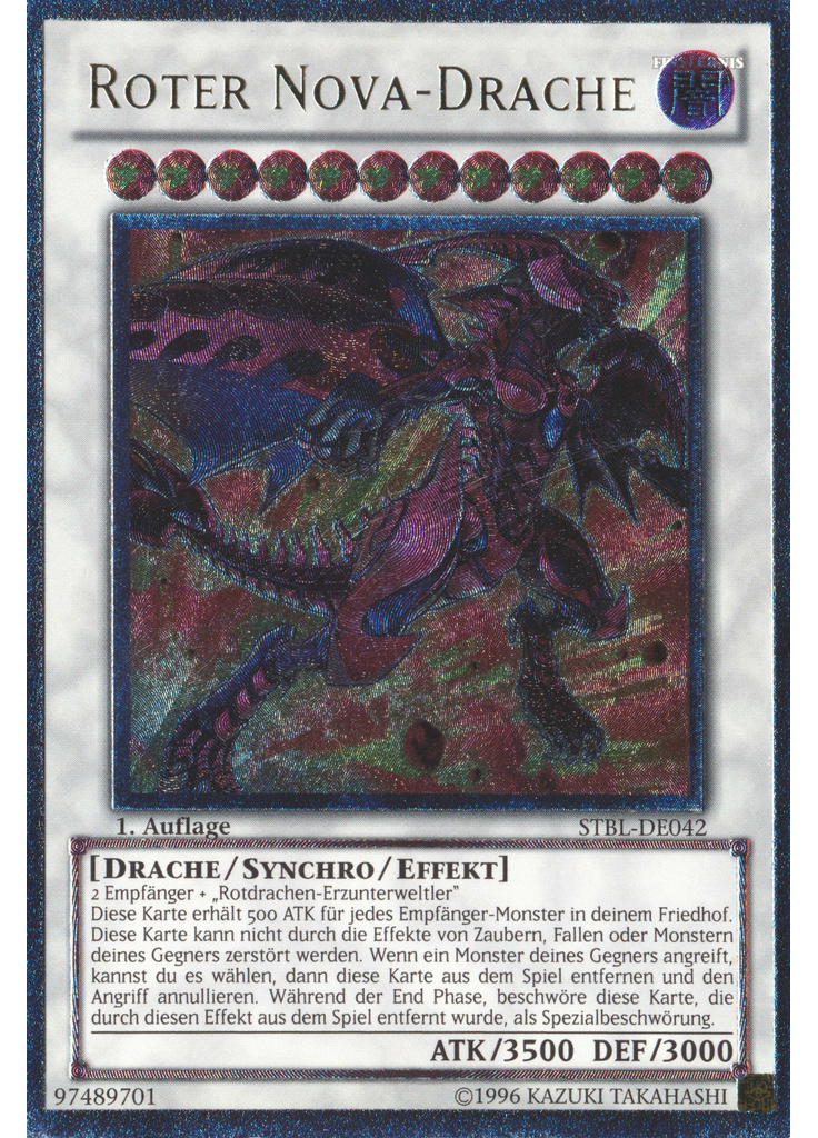Roter Nova-Drache (Ultimate Rare 1st Edition)