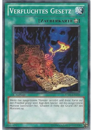 Verfluchtes Gesetz