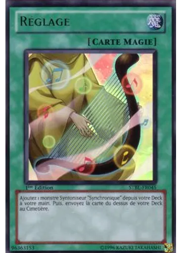 Réglage