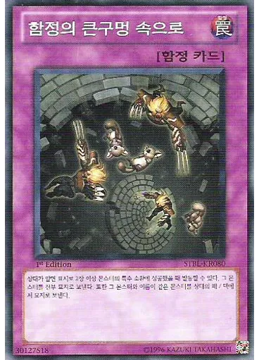 함정의 큰구멍 속으로