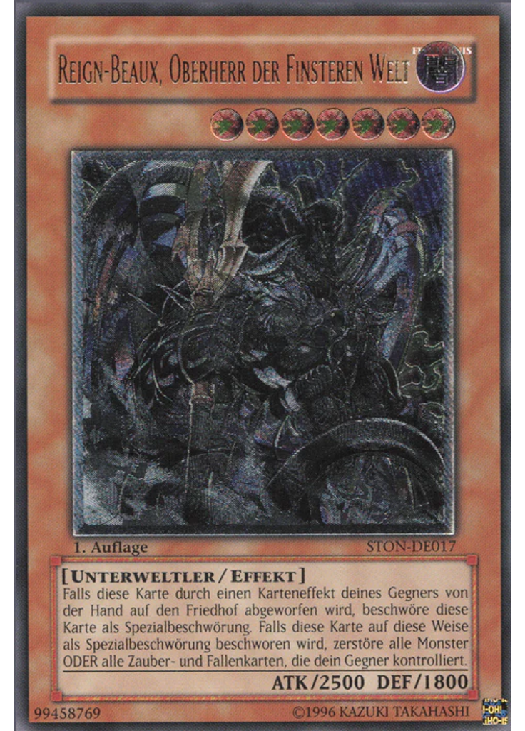 Reign-Beaux, Oberherr der Finsteren Welt (Ultimate Rare 1st Edition)