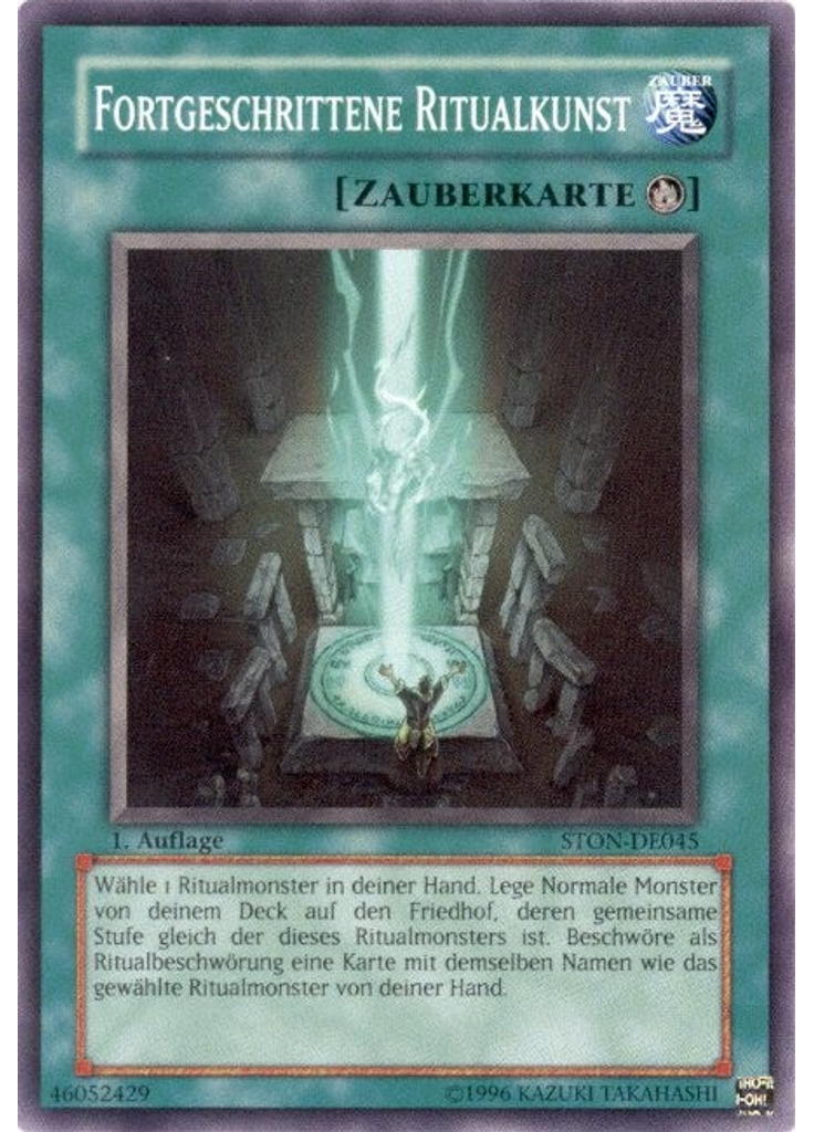 Fortgeschrittene Ritualkunst