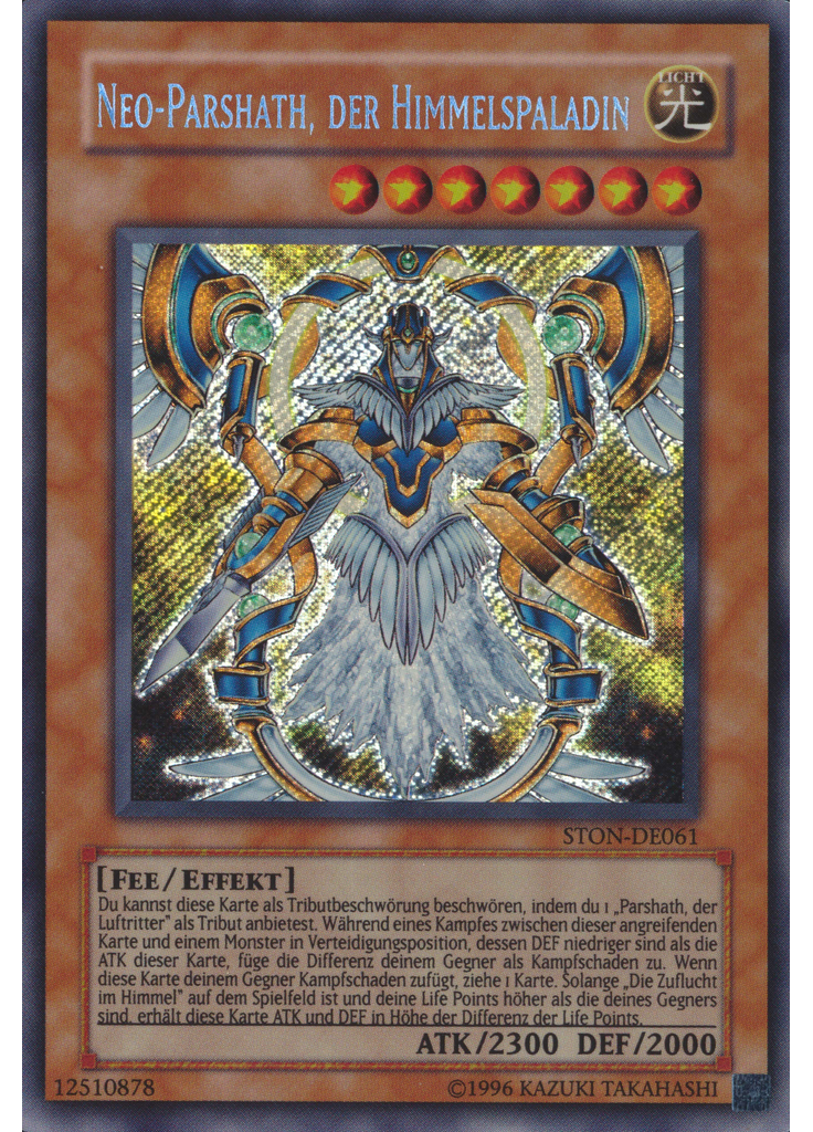 Neo-Parshath, der Himmelspaladin (Secret Rare Unlimited)