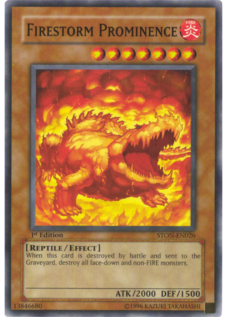Firestorm Prominence