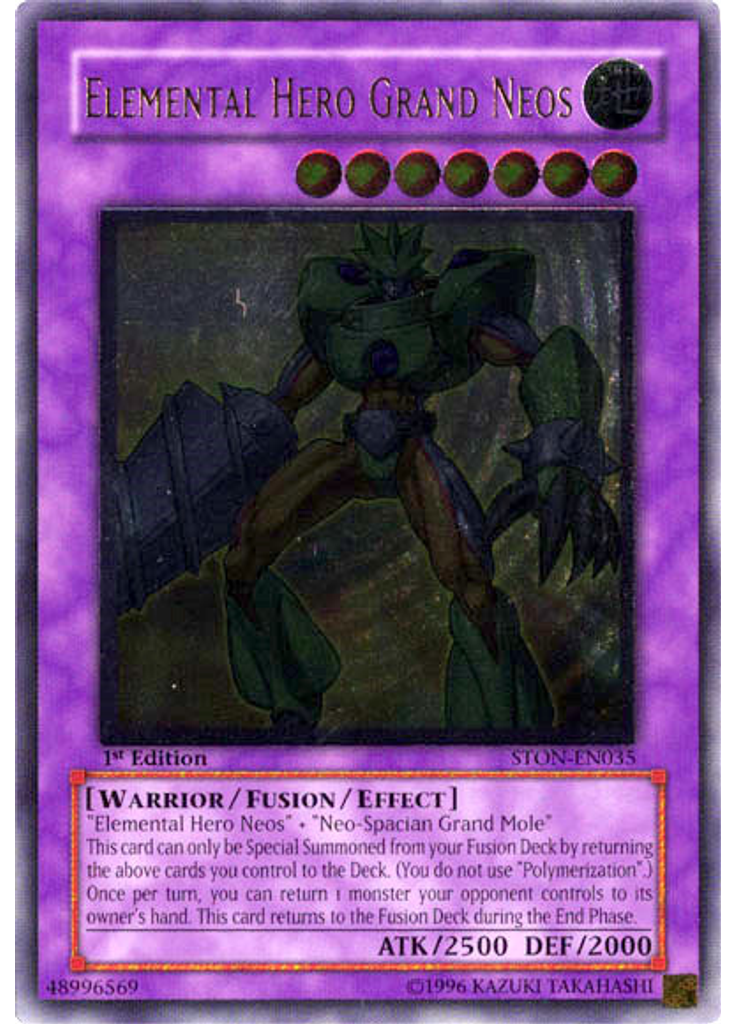 Elemental HERO Grand Neos (Ultimate Rare 1st Edition)