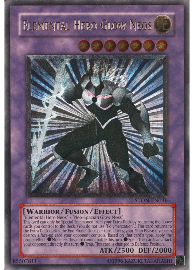 Elemental HERO Glow Neos (Ultimate Rare Unlimited Reprint)