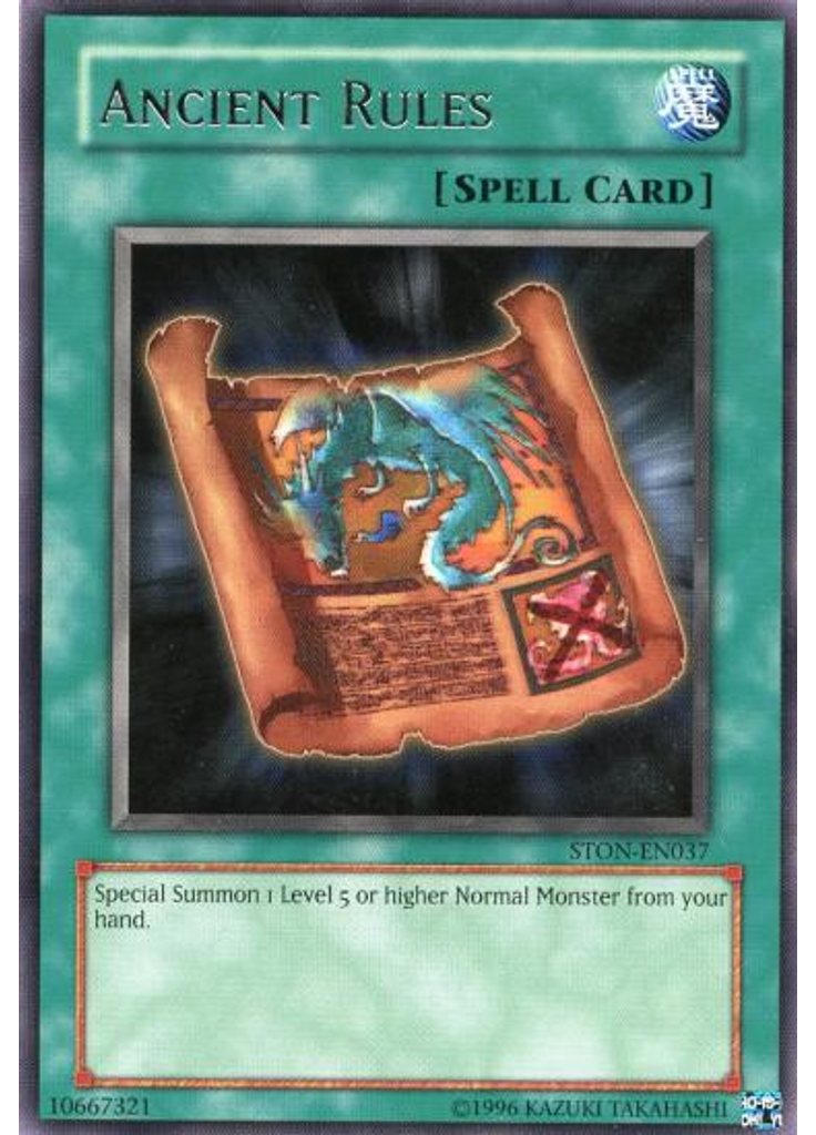 Ancient Rules (Rare Unlimited)