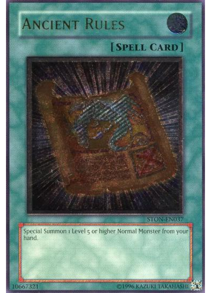 Ancient Rules (Ultimate Rare Unlimited)