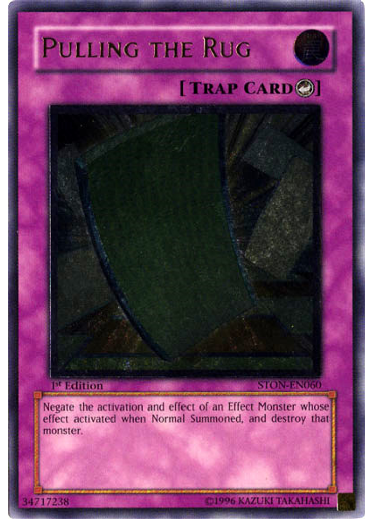 Pulling the Rug (Ultimate Rare 1st Edition)