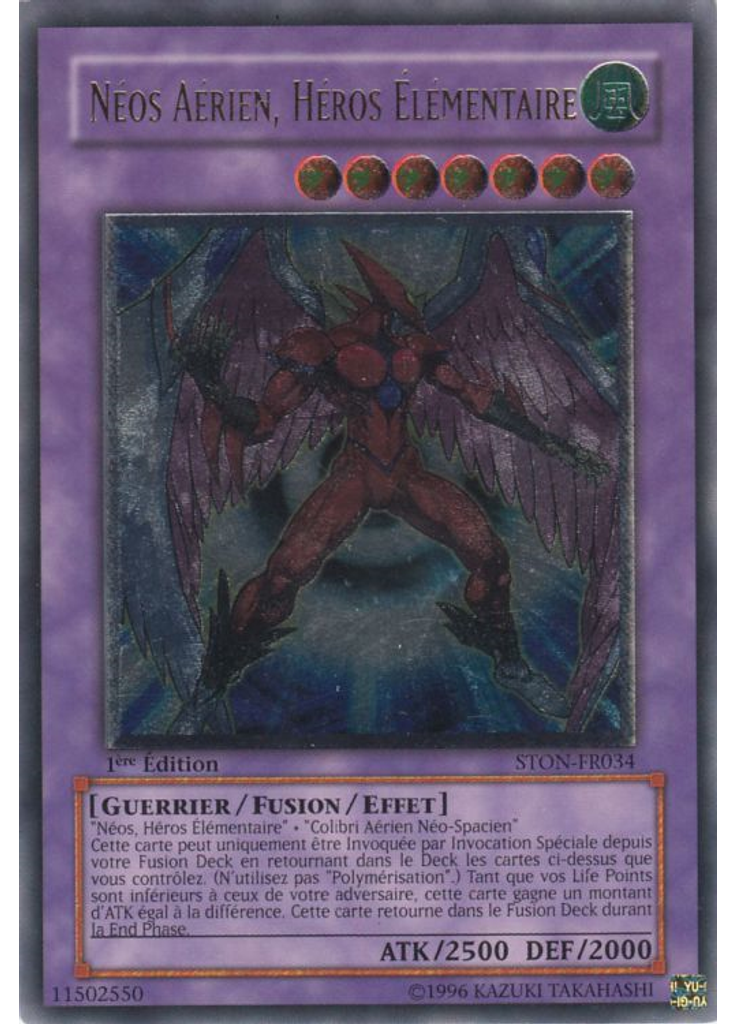 Néos Aérien, HÉROS Élémentaire (Ultimate Rare 1st Edition)