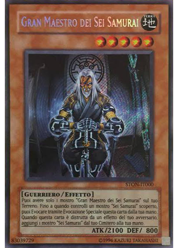 Gran Maestro dei Sei Samurai (Secret Rare Unlimited)