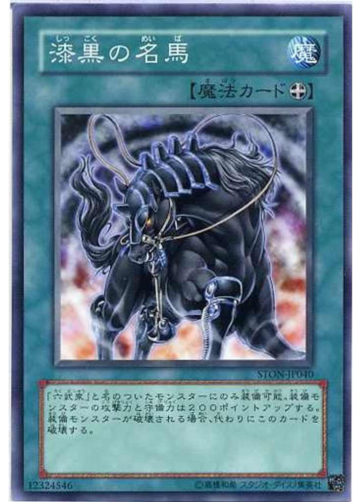 漆黒の名馬