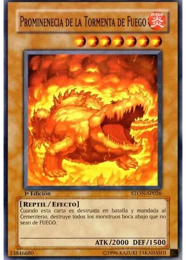 Prominenecia de la Tormenta de Fuego