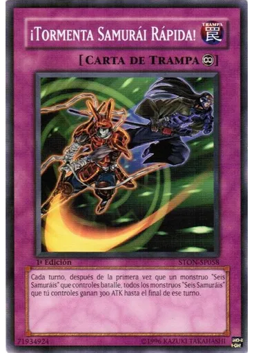 ¡Tormenta Samurái Rápida!