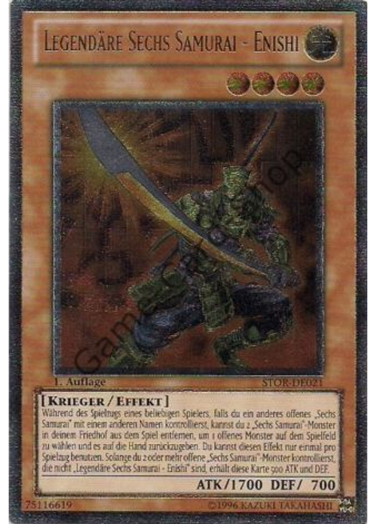 Legendäre Sechs Samurai - Enishi (Ultimate Rare 1st Edition)