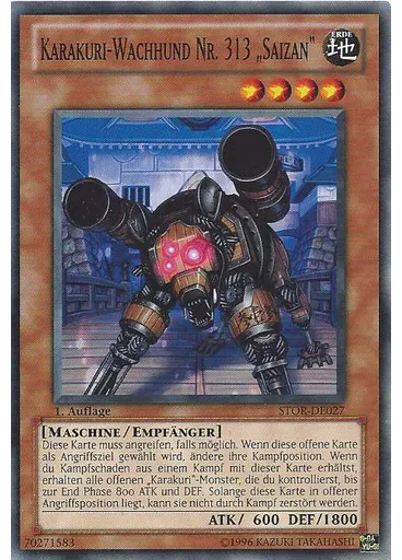 Karakuri-Wachhund Nr. 313 „Saizan“
