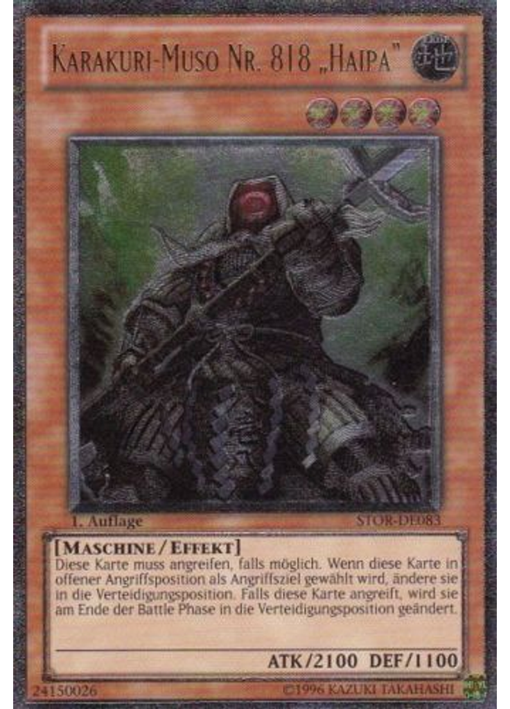Karakuri-Muso Nr. 818 „Haipa“ (Ultimate Rare 1st Edition)