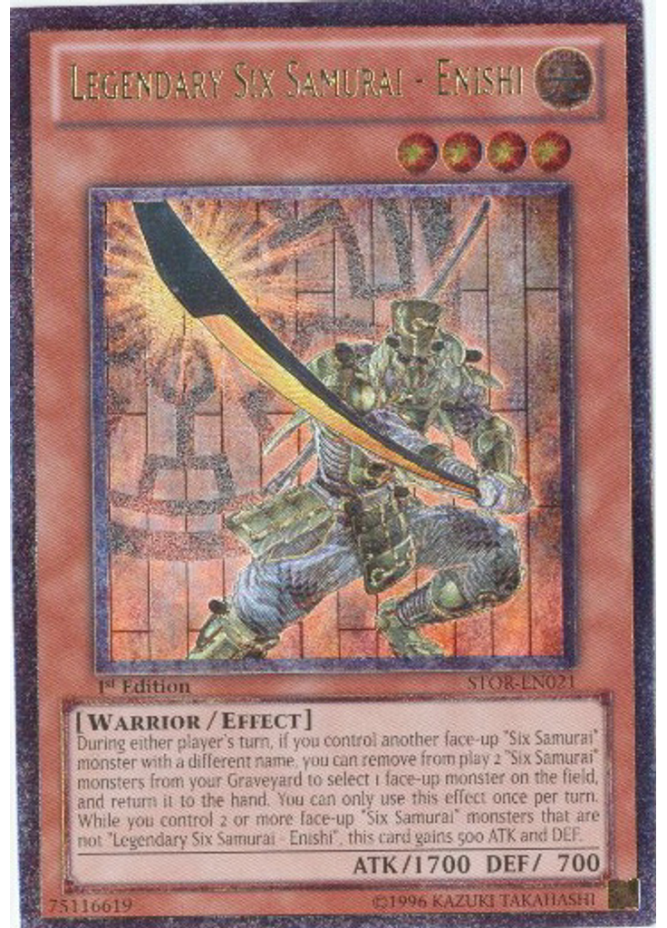 Legendary Six Samurai - Enishi (Ultimate Rare 1st Edition)