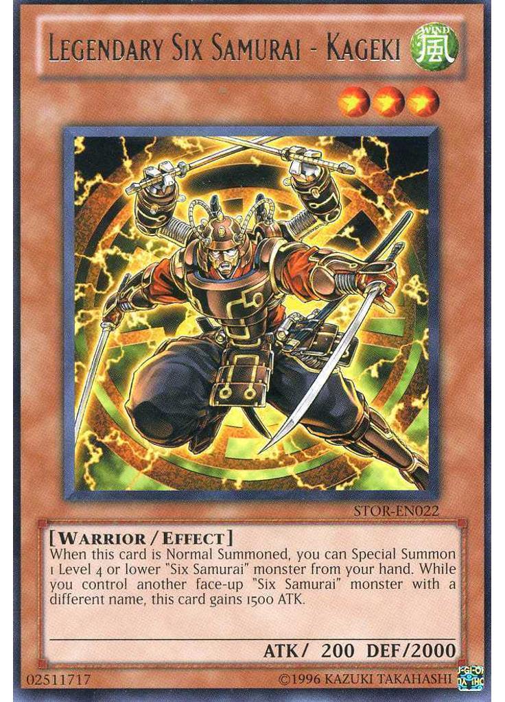 Legendary Six Samurai - Kageki (Rare Unlimited)