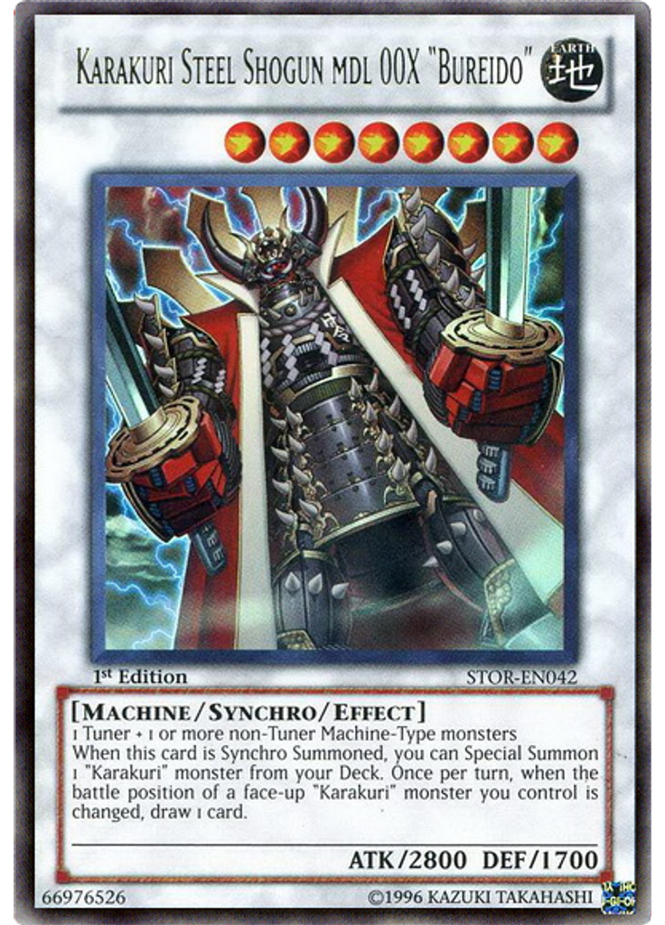 Karakuri Steel Shogun mdl 00X "Bureido"
