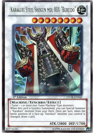 Karakuri Steel Shogun mdl 00X "Bureido"