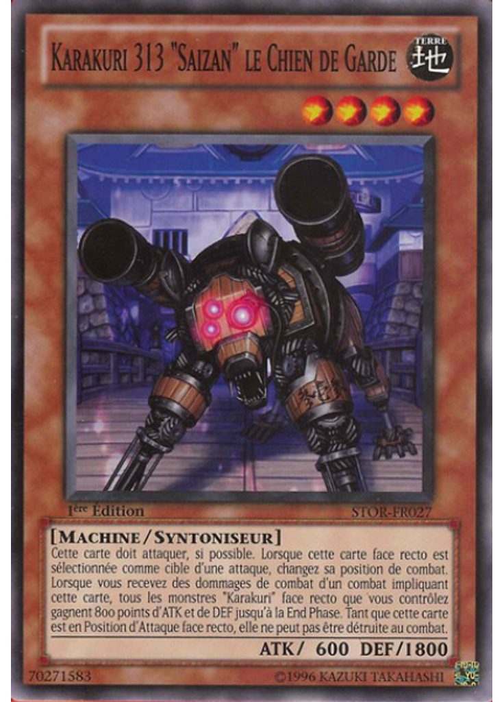 Karakuri 313 "Saizan" le Chien de Garde
