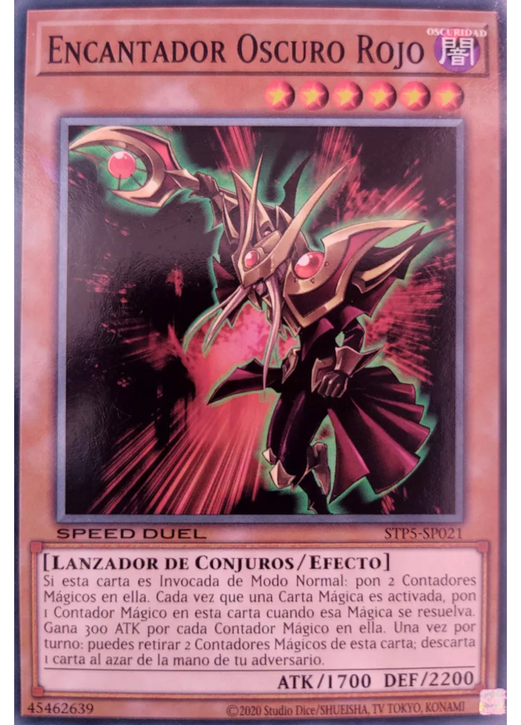 Encantador Oscuro Rojo