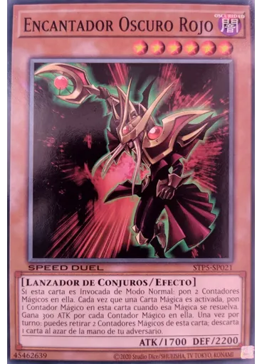 Encantador Oscuro Rojo