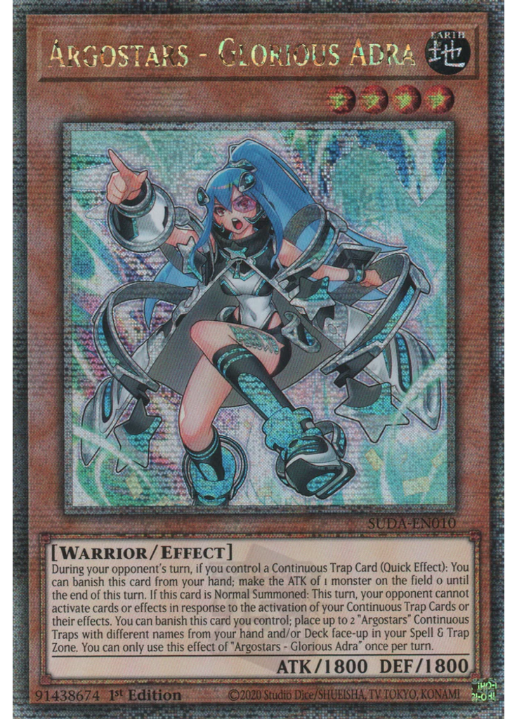 Argostars - Glorious Adra (Quarter Century Secret Rare 1st Edition)