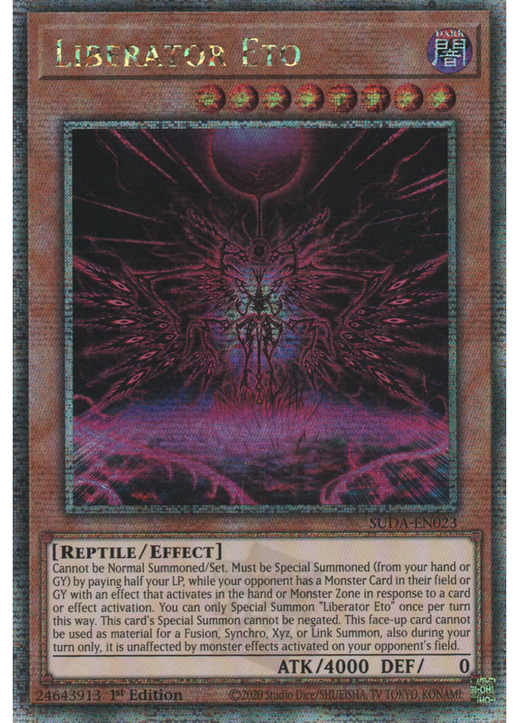 Liberator Eto (Quarter Century Secret Rare 1st Edition)