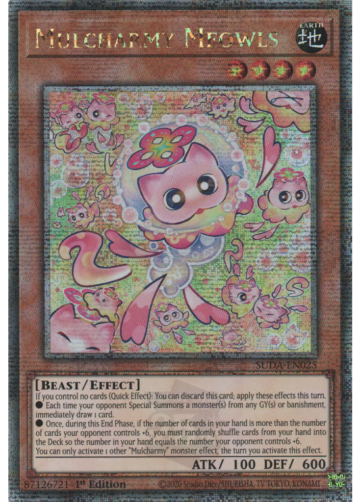 Mulcharmy Meowls (Quarter Century Secret Rare 1st Edition)