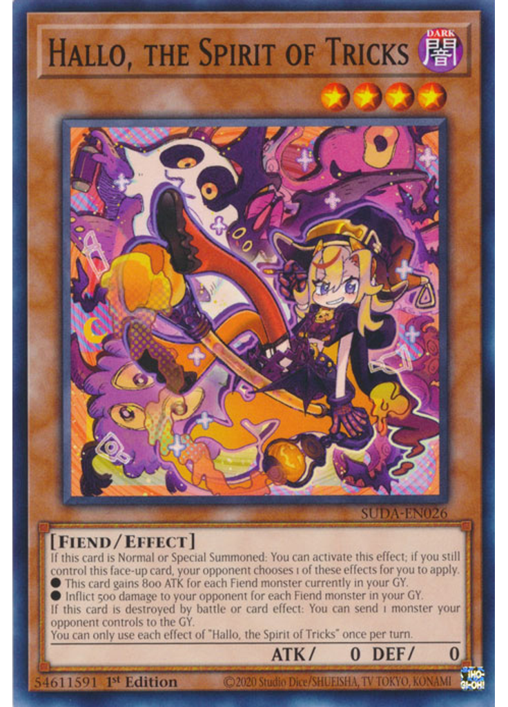 Hallo, the Spirit of Tricks