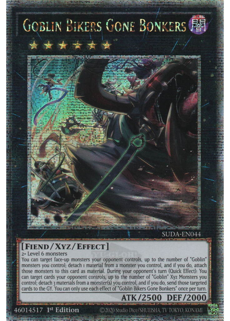 Goblin Bikers Gone Bonkers (Quarter Century Secret Rare 1st Edition)