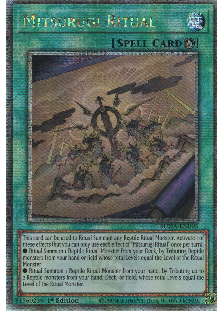 Mitsurugi Ritual (Quarter Century Secret Rare 1st Edition)