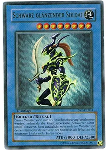 Schwarz Glänzender Soldat