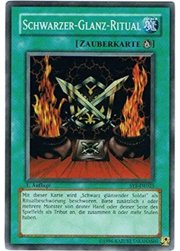 Schwarzer-Glanz-Ritual — Starter Deck: Yugi Evolution