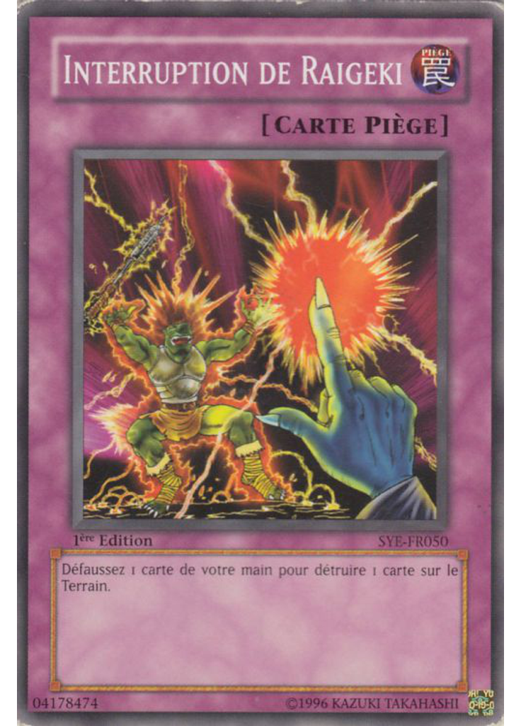 Interruption de Raigeki