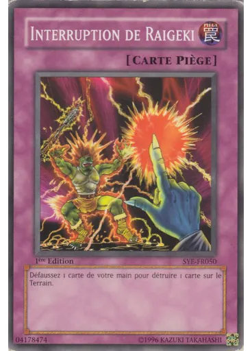 Interruption de Raigeki